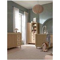Mamas & Papas Oska Wide Range (Cotbed, Wide Dresser & Wardrobe) - Natural Oak