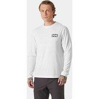 Helly Hansen Mens Skog Graphic Long Sleeve T-Shirt - White