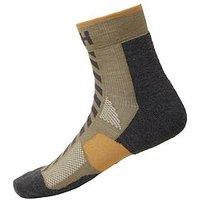 Helly Hansen Mens Hiking Quarter Sock - Brown
