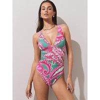 The Very Collection Sculpting Printed Swimsuit