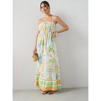 The Very Collection Postcard Print Maxi Beach Dress