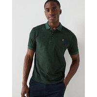 Farah Sefton Textured Polo Shirt - Green
