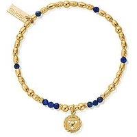 Chlobo Gold Kyanite Throat Chakra Bracelet