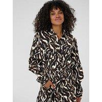 Kaffe Kamille Shirt Dress - Black