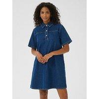 Kaffe Kasandra Denim Dress - Blue