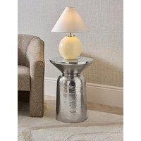 Very Home Perrie Drum Side Table - Nickel