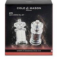 Cole & Mason Acrylic Salt & Pepper Mill Duo 118Mm