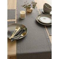 The Very Collection Charcoal Linen Table Runner 36 X 180Cm