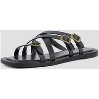 The Very Collection Real Leather Buckle Slider