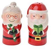 The Christmas Gift Co Santa & Friend Salt & Pepper Shakers