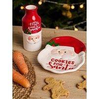 The Christmas Gift Co Christmas Eve Milk & Cookies Set