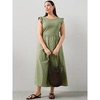 The Very Collection Curve 2 In 1 Woven Skirt Midi Dress