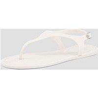 The Very Collection Toe Post Jelly - Beige