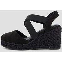 The Very Collection Wide Fit High Closed Toe Wedge Shoe