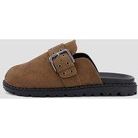 The Very Collection Extra Wide Fit Clog - Brown
