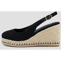 The Very Collection High Closed Toe Wedge Shoes - Black