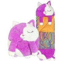 Happy Nappers Purple White Cat (Medium) Series 4