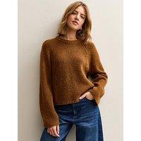 New Look Dark Yellow Wide Sleeve Raglan Jumper