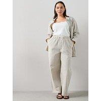 The Very Collection Curve Elasticated Waist Stripe Wide Leg Co-Ord Jean