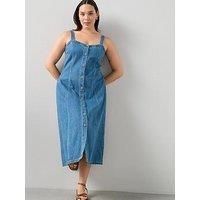 The Very Collection Curve Denim Sleeveless Midi Dress