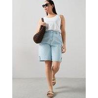 The Very Collection Curve Longline Denim Short