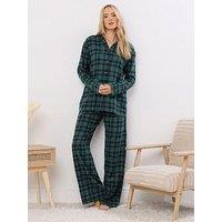 Long Tall Sally Tall Check Pj Set - Blue