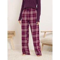 Long Tall Sally Check Pj Pant - Red
