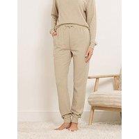 Long Tall Sally Cuff Lounge Jogger - Natural