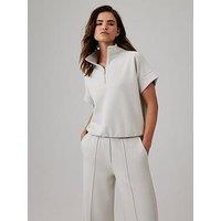 Mint Velvet Cream Super Soft Sweatshirt - White