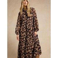 Long Tall Sally Tall Tortoise Shell Maxi Skirt