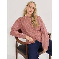 Long Tall Sally Pointelle Cardigan - Pink