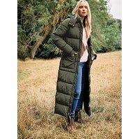 Long Tall Sally Maxi Padded Coat - Green