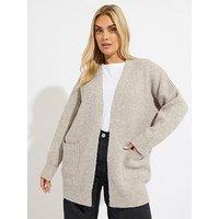 Yours Curve Soft Touch Turn Up Jumper - Natural