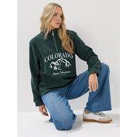 Long Tall Sally Tall Colorado Micro Fleece - Green
