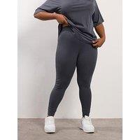 Yours Curve Deep Legging - Grey