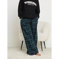 Pixiegirl Petite Check Pyjama Pants - Blue
