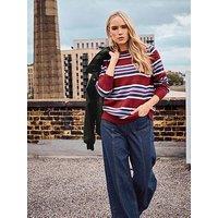 Long Tall Sally Stripe Jumper - Red