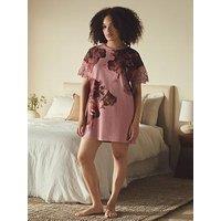 B By Ted Baker Floral Jersey Nightie - Pink