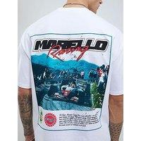 River Island Morella Racing Graphic T-Shirt - White