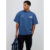 River Island Oversized Gtx Off Road 4X4 T-Shirt - Blue