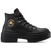 Converse Womens Chuck Taylor All Star Hi Lugged Heel - Black