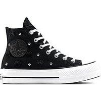 Converse Womens Chuck Taylor Hi All Star Lift - Black