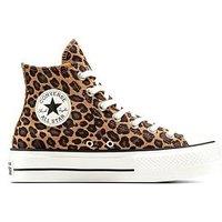 Converse Womens Chuck Taylor Hi All Star Lift - Brown