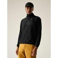 Regatta Mens Frankie Half Zip Fleece - Black