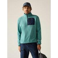 Regatta Mens Frankie Half Zip Fleece - Green