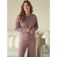 B By Ted Baker Knit Zip Through Hoodie - Pink