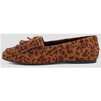 The Very Collection Tassel Moccasin Loafer Shoes - Brown
