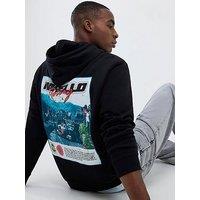 River Island Marello Racing Graphic Hoodie - Black