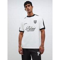 River Island Ottoman Badge Short Sleeve T-Shirt - White