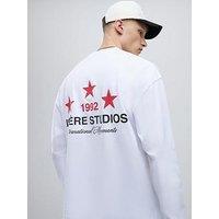 River Island Lisiere 1992 Long Sleeve T-Shirt - White